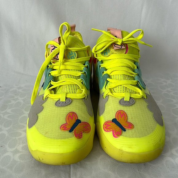 Adidas Men’s Yellow Vol 5 James Harden Boost Basketball Shoes Sneakers **Sz 9** - Picture 2 of 8